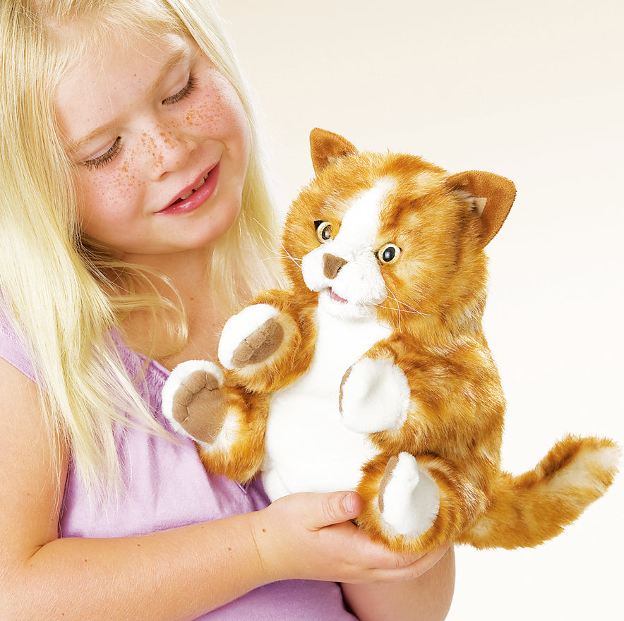 コネコ(オレンジタビー) パペット